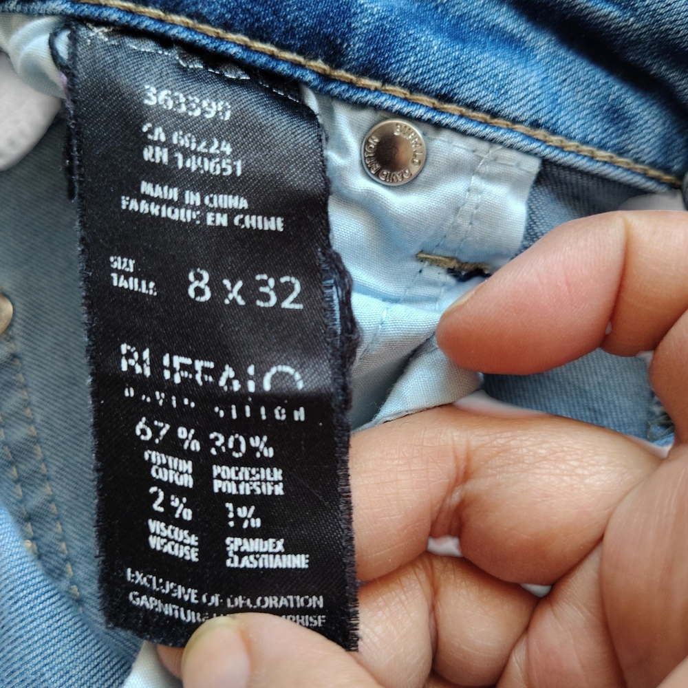 Buffalo David Bitton Light Blue Flare Jeans Womens Size 8 - Picture 5 of 6